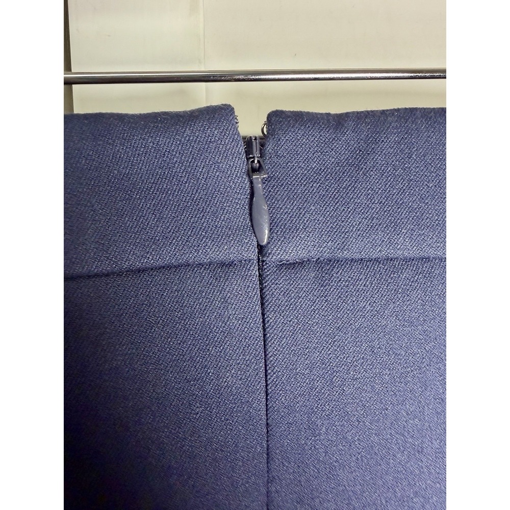 Express Stretch Pencil Skirt Minimalist Office Pockets Women's Size 8 Navy NWT - Picture 6 of 9